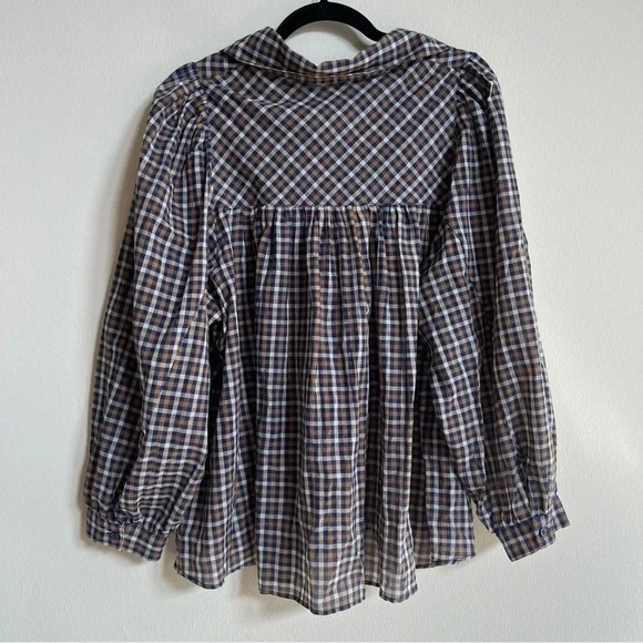 SAMSOE SAMSOE Opal Plaid Shirt in Clay - Picture 3 of 3
